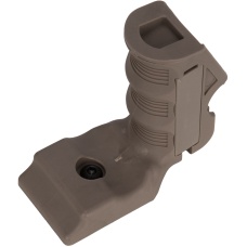 Lancer Tactical Airsoft Impact Keymod Foregrip w/ Storage - DARK EARTH