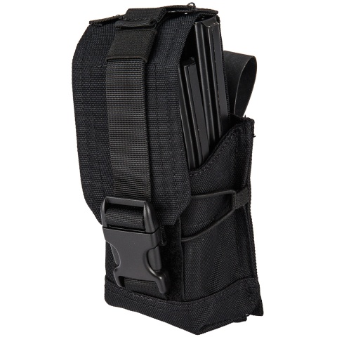 Code 11 Tactical Cordura Polyester Double Magazine Pouch - BLACK