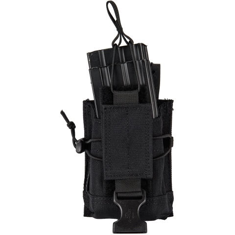 Code 11 Tactical Cordura Polyester Double Magazine Pouch - BLACK
