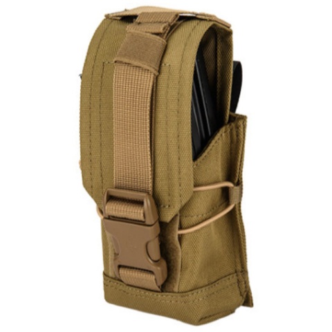 Code 11 Tactical Cordura Polyester Double Magazine Pouch - COYOTE