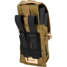 Code 11 Tactical Cordura Polyester Double Magazine Pouch - COYOTE