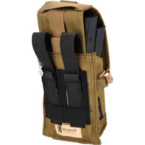 Code 11 Tactical Cordura Polyester Double Magazine Pouch - COYOTE