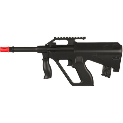 Double Eagle Spring Plastic Mini AUG Airsoft Rifle - BLACK