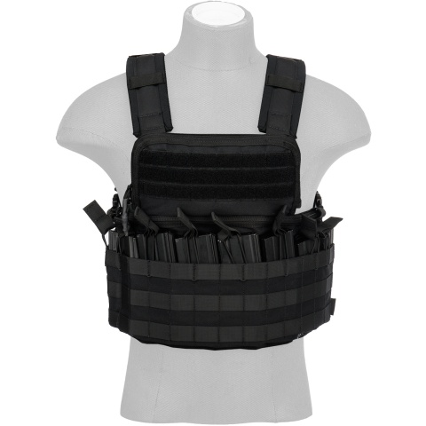 Code 11 Tactical MOLLE Cordura Navigator Chest Rig - BLACK