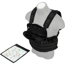 Code 11 Tactical MOLLE Cordura Navigator Chest Rig - BLACK