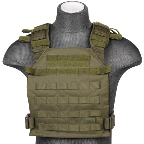Lancer Tactical Nylon QR Lightweight Tactical Vest (OD Green)