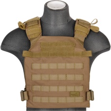 Lancer Tactical Nylon QR Lightweight Tactical Vest (Khaki)