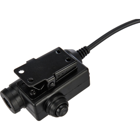 Earmor Tactical PTT Adapter - Topcom Version - BLACK