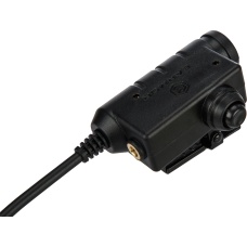 Earmor Tactical PTT Adapter - Topcom Version - BLACK