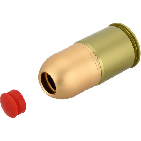AMA Unicorn 40mm Airsoft Gas Grenade Cartridge - GREEN/BRONZE
