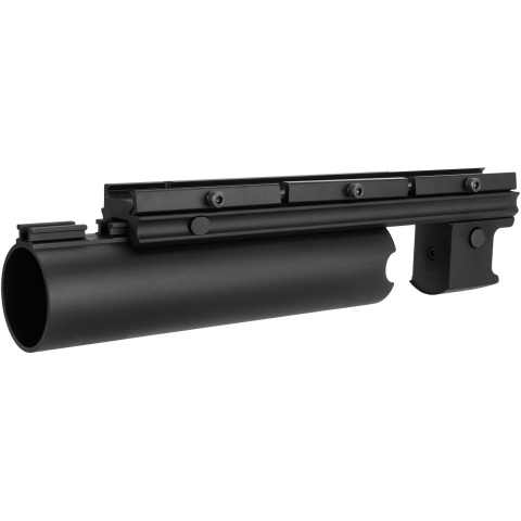 AMA X203 Airsoft 9-Inch Metal Rifle Grenade Launcher - BLACK