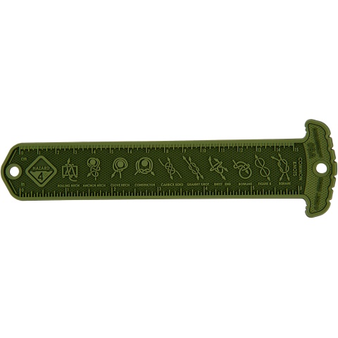 Hazard 4 Rubber MOLLE Cheatstick #3 Common Knots - OD GREEN