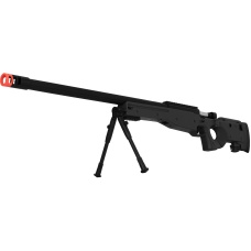 UK Arms Bolt Spring Airsoft Sniper Rifle w/ Folding Stock - BLACK