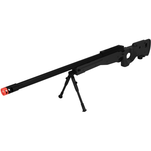 UK Arms Bolt Spring Airsoft Sniper Rifle w/ Folding Stock - BLACK