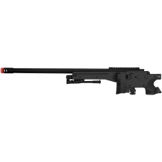 UK Arms Bolt Spring Airsoft Sniper Rifle w/ Folding Stock - BLACK
