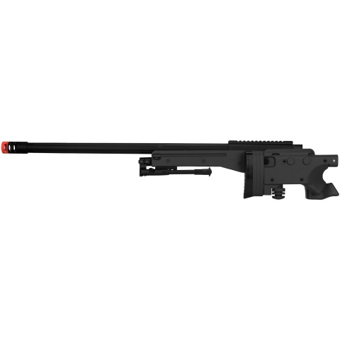 UK Arms Bolt Spring Airsoft Sniper Rifle w/ Folding Stock - BLACK