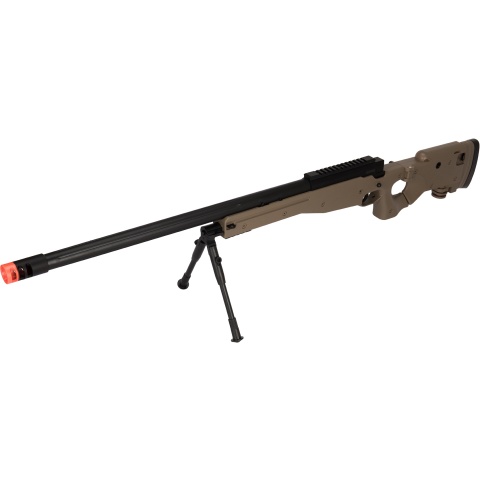 UK Arms Bolt Spring Airsoft Sniper Rifle w/ Folding Stock - TAN