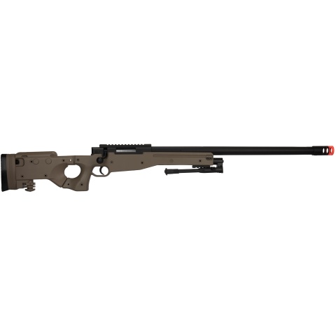 UK Arms Bolt Spring Airsoft Sniper Rifle w/ Folding Stock - TAN
