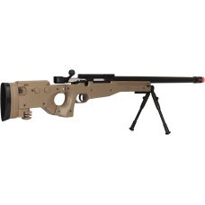 UK Arms Bolt Spring Airsoft Sniper Rifle w/ Folding Stock - TAN