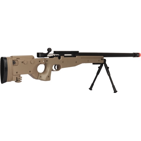 UK Arms Bolt Spring Airsoft Sniper Rifle w/ Folding Stock - TAN