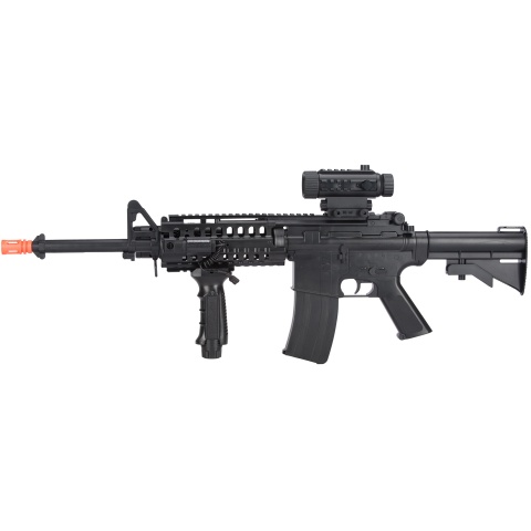 Firepower F4-D Polymer M4 Low-Powered AEG Airsoft Rifle - BLACK