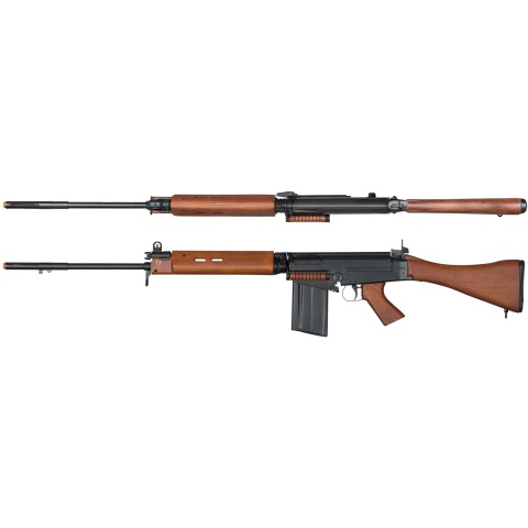 ARES L1A1 SLR Metal AEG Airsoft FAL Battle Rifle - REAL WOOD