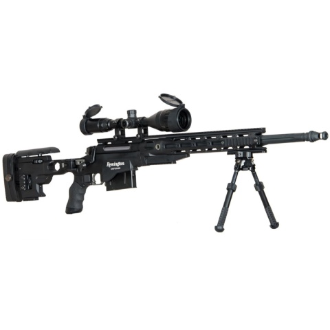 ARES Remington MSR338 Bolt Action Airsoft Sniper Rifle - BLACK