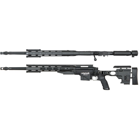 ARES Remington MSR338 Bolt Action Airsoft Sniper Rifle - BLACK