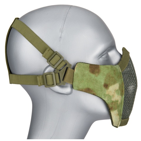 G-Force Low Carbon Steel Mesh Nylon Lower Face Mask - AT-FG