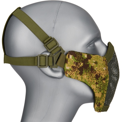 G-Force Low Carbon Steel Mesh Nylon Lower Face Mask - GREENZONE