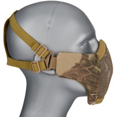 G-Force Low Carbon Steel Mesh Nylon Lower Face Mask - HLD