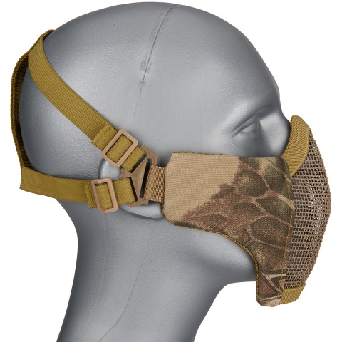 G-Force Low Carbon Steel Mesh Nylon Lower Face Mask - HLD