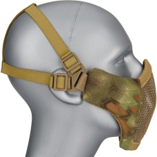 G-Force Low Carbon Steel Mesh Nylon Lower Face Mask - MAD