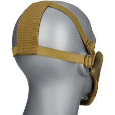 G-Force Low Carbon Steel Mesh Nylon Lower Face Mask - MAD