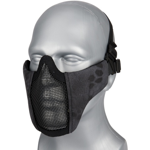 Sentinel Gears Low Carbon Steel Mesh Nylon Lower Face Mask - TYP