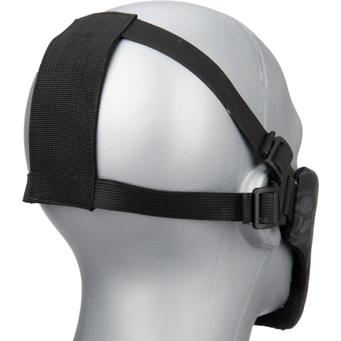 Sentinel Gears Low Carbon Steel Mesh Nylon Lower Face Mask - TYP