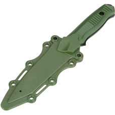 AMA Rubber Bayonet Knife w/ ABS Plastic Sheath Cover - OLIVE DRAB