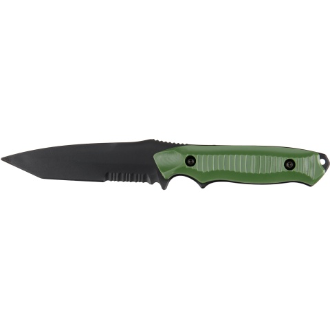 AMA Rubber Bayonet Knife w/ ABS Plastic Sheath Cover - OLIVE DRAB
