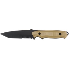 AMA Rubber Bayonet Knife w/ ABS Plastic Sheath Cover - TAN
