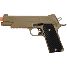 UK Arms Spring Metal 1911 Airsoft Training Pistol - DARK EARTH