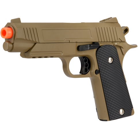 UK Arms Spring Metal 1911 Airsoft Training Pistol - DARK EARTH