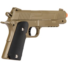 UK Arms Spring Metal 1911 Airsoft Training Pistol - DARK EARTH