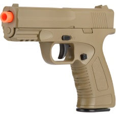 UK Arms Spring Compact Metal Airsoft Training Pistol - DARK EARTH