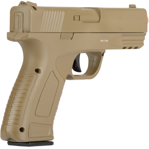 UK Arms Spring Compact Metal Airsoft Training Pistol - DARK EARTH