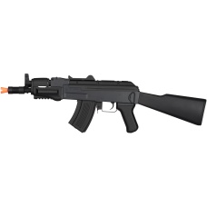 Lancer Tactical Metal AK47 Assault AEG Airsoft Rifle - BLACK