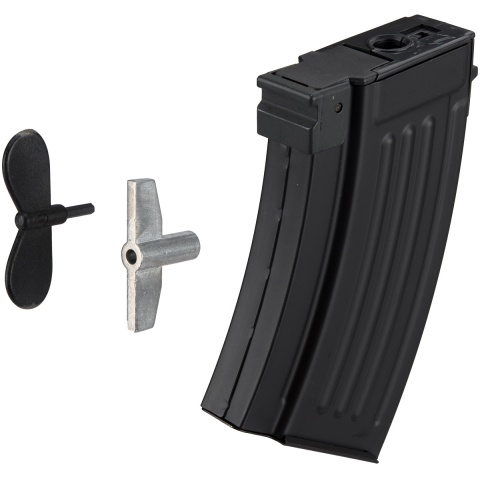 Lancer Tactical Metal AK47 Assault AEG Airsoft Rifle - BLACK