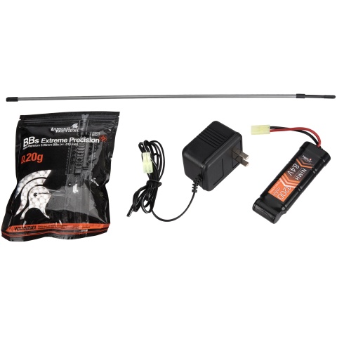 Lancer Tactical Metal AK47 Assault AEG Airsoft Rifle - BLACK