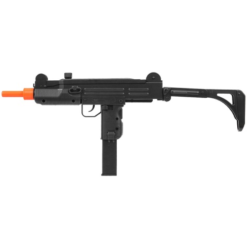 WellFire ABS Plastic UZI CQB Airsoft SMG w/ Stock - BLACK
