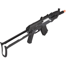 Lancer Tactical Metal AK47 Assault AEG Airsoft Rifle - (Black)