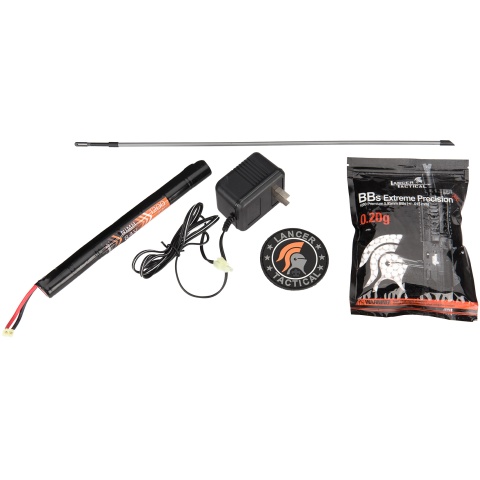 Lancer Tactical Metal AK47 Assault AEG Airsoft Rifle - (Black)